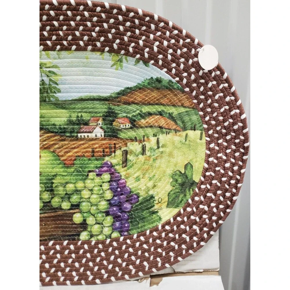 Oval Braided Kitchen Rug (20